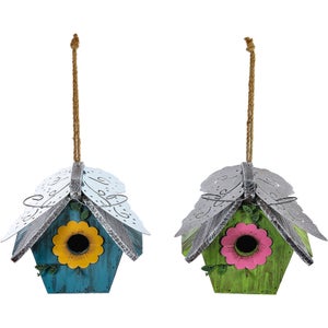 Birdhouses Feeders Bells and Windchimes
