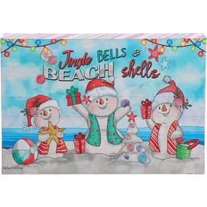 Snowman Beach and Red and Black - Figurines and Tabletop Michael McElroy