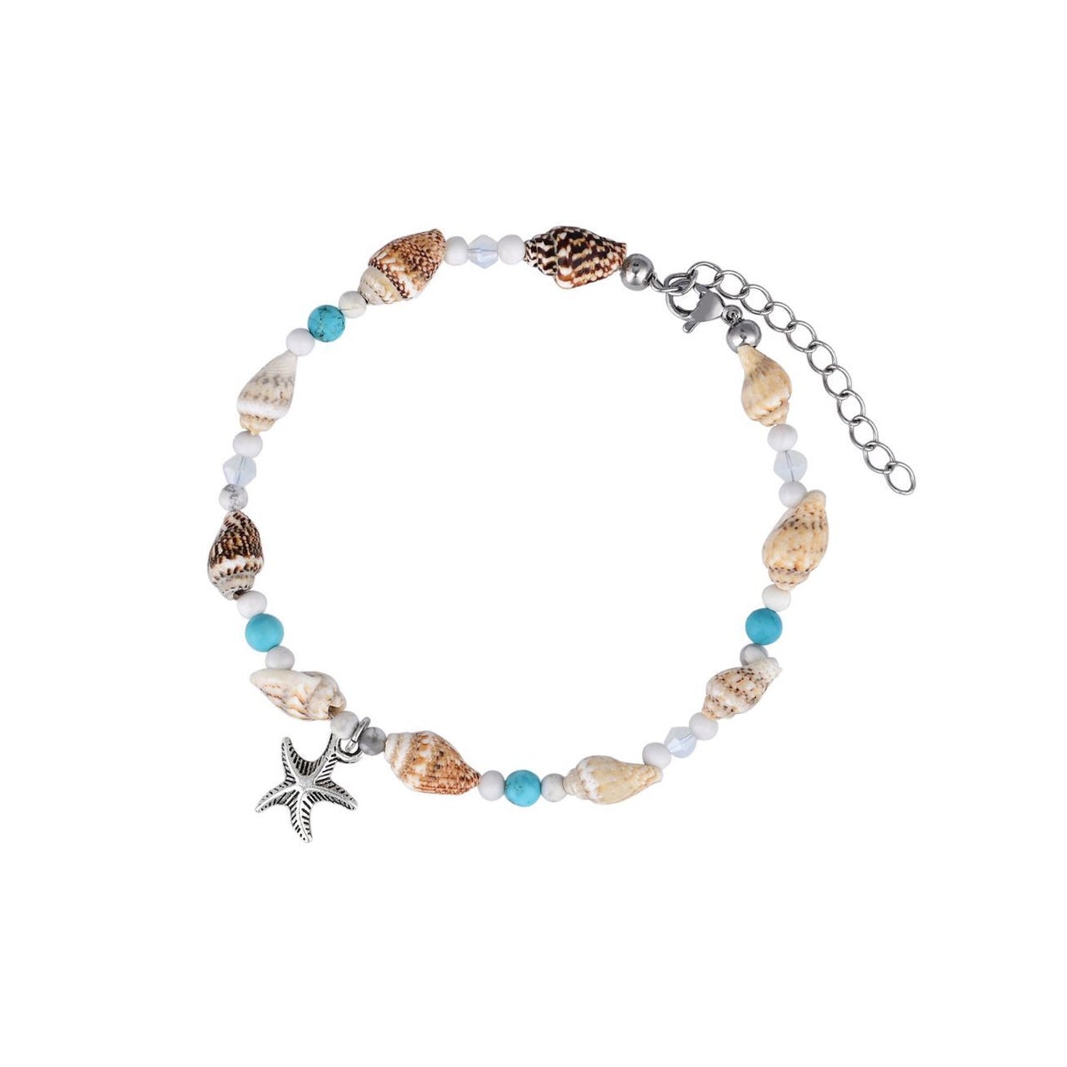 Starfish Shells Anklet