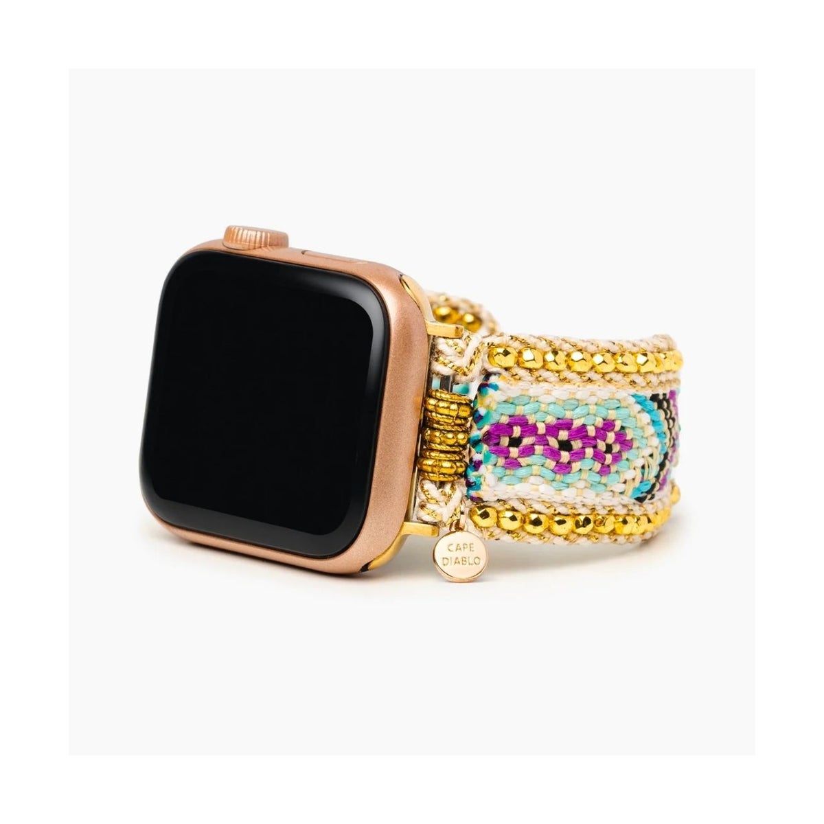 Golden Flower Apple Watch Strap