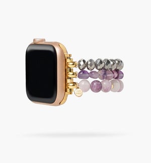 Lepidolite Glow Apple Watch Strap Large