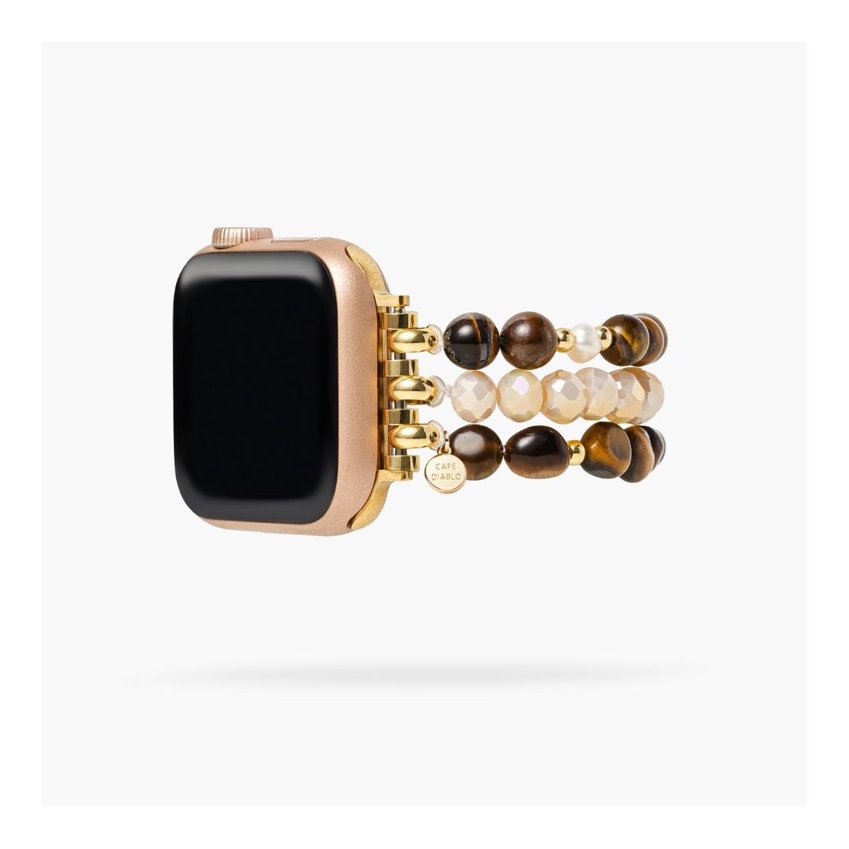 Tigers Eye Radiance Apple Watch Strap Large