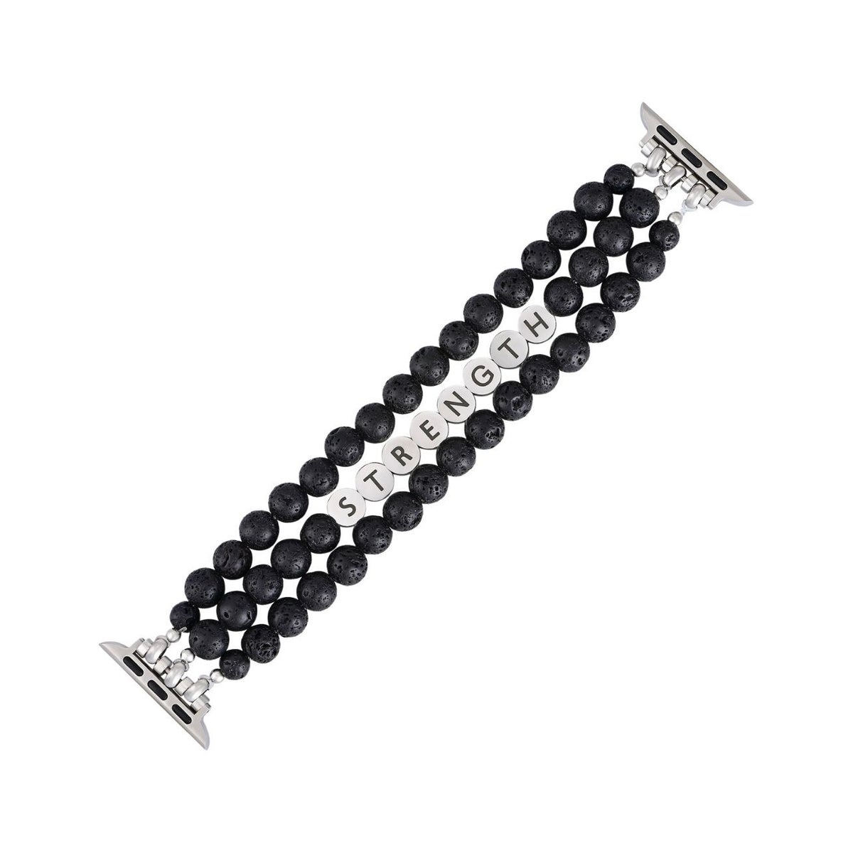 Lava Stone Strength Inspiration Apple Watch Strap Large