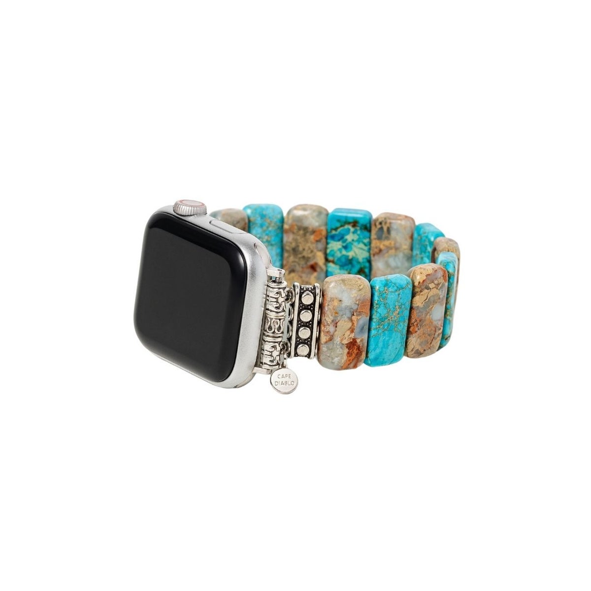 Coastal Turquoise Stretch Apple Watch Strap Small