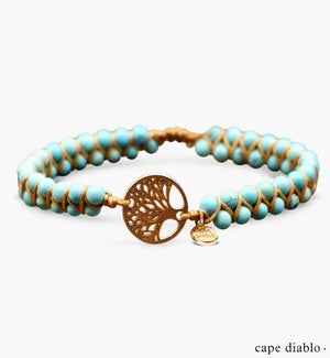 Tree of Life Turquoise Bracelet