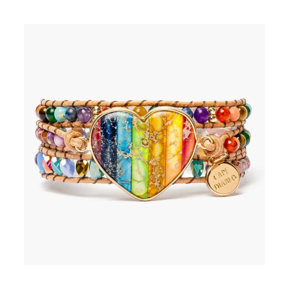 Chakra Love Rainbow Wrap Bracelet