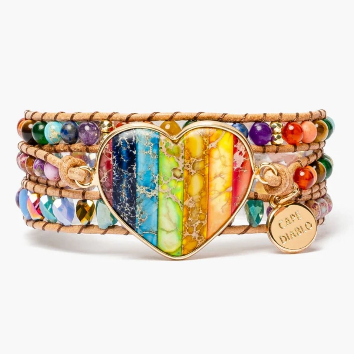 Chakra Love Rainbow Wrap Bracelet