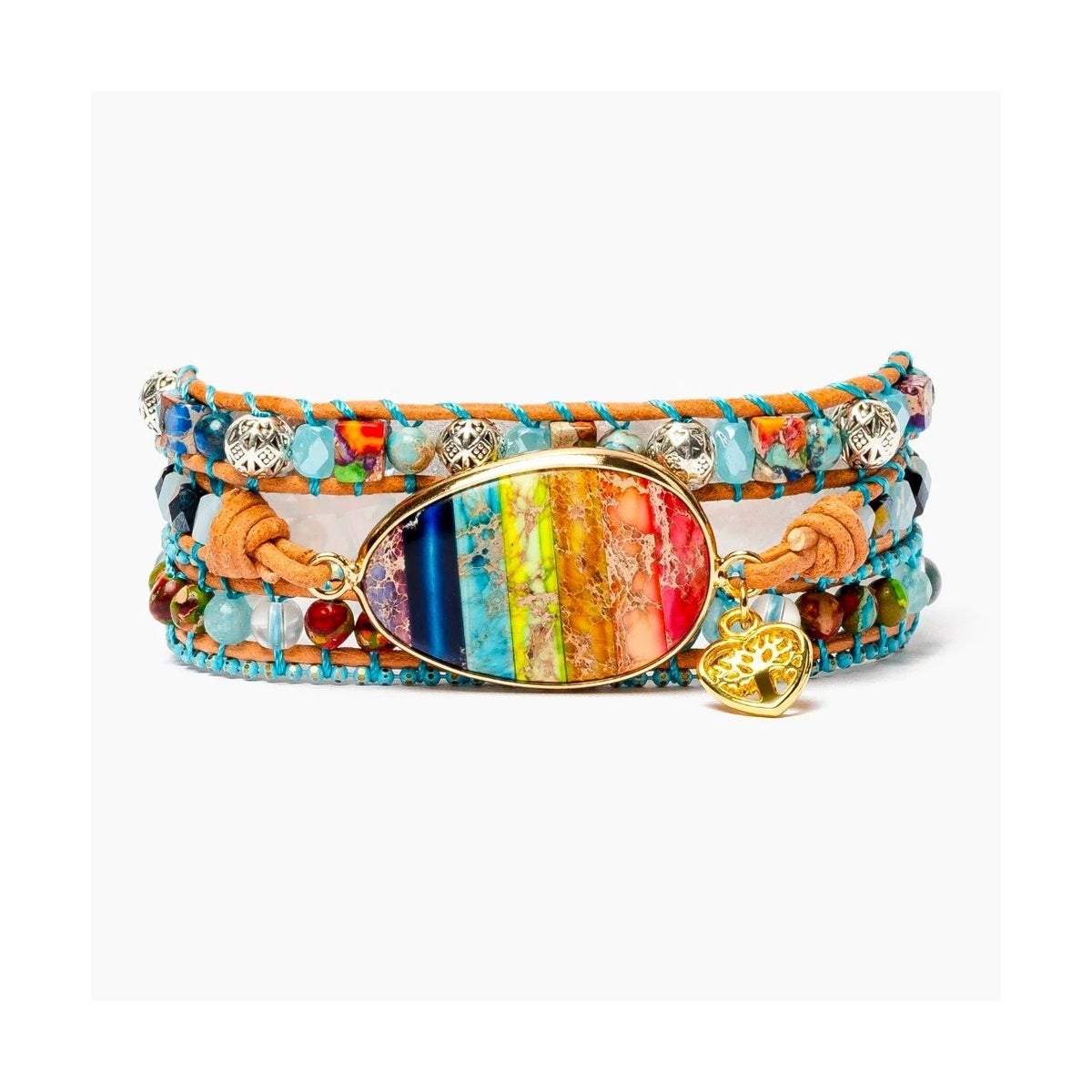 Healing Chakra Heart Wrap Bracelet