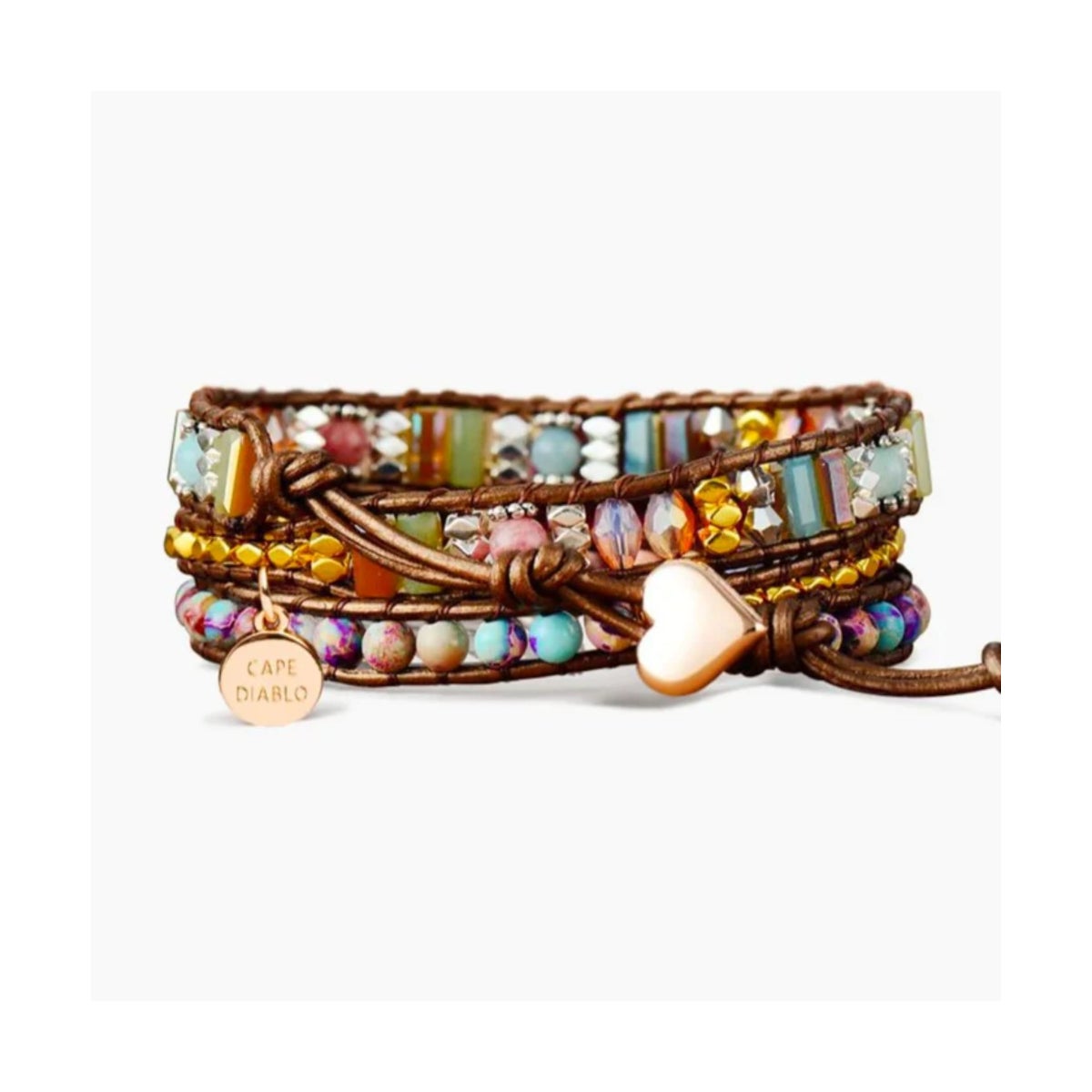 Imperial Heart Protection Wrap Bracelet