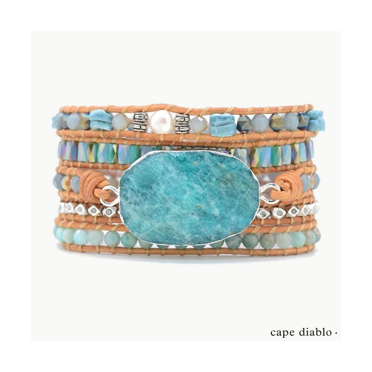 Amazonite Heaven on Earth Wrap Bracelet