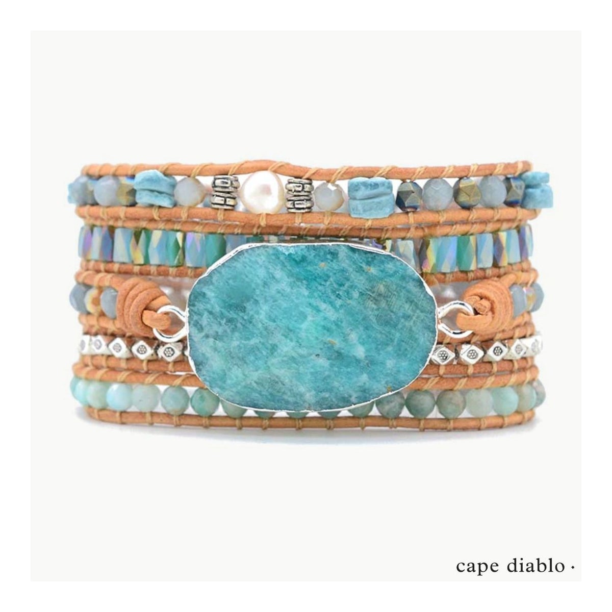 Amazonite Heaven on Earth Wrap Bracelet