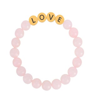 Rose Quartz Love Inspiration Bracelet