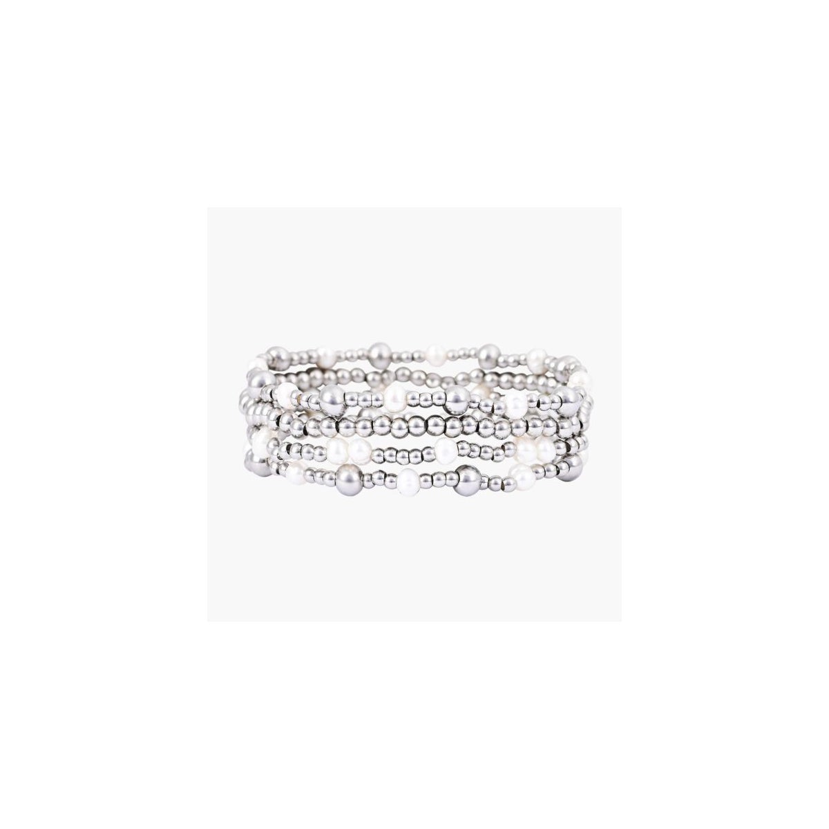 Shimmering Pearl Bracelet Set
