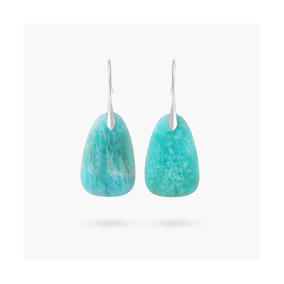 Amazonite Protection Drop Earrings