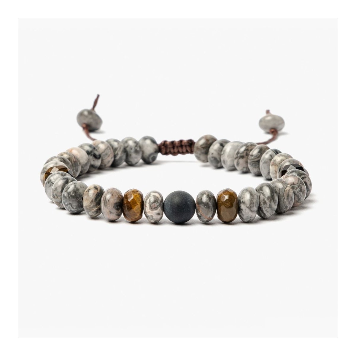 Jasper and Tiger Eye Bracelet