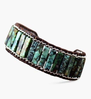 Oceanic Turquoise Cuff Bracelet