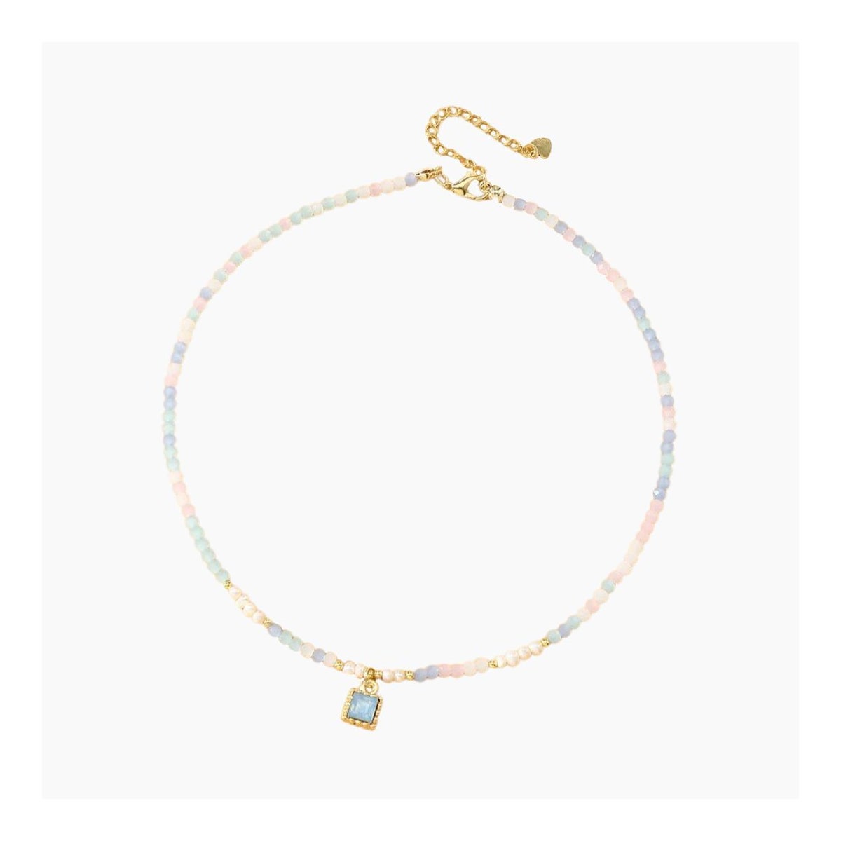 Tranquil Sky Crystal Choker Necklace