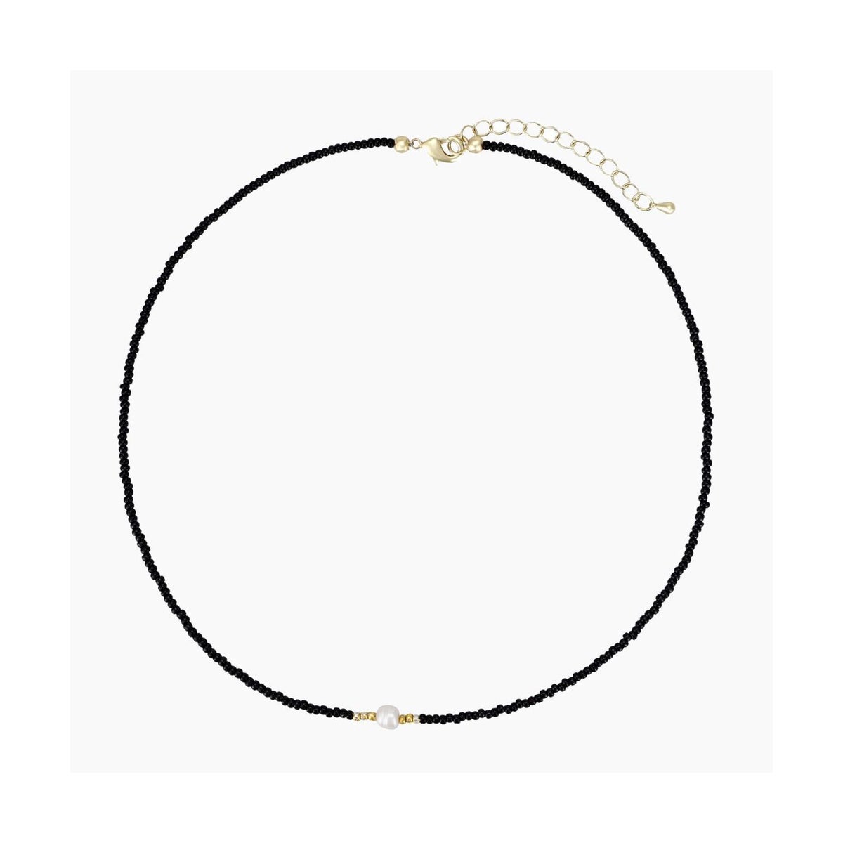 Black Serene Pearl Necklace