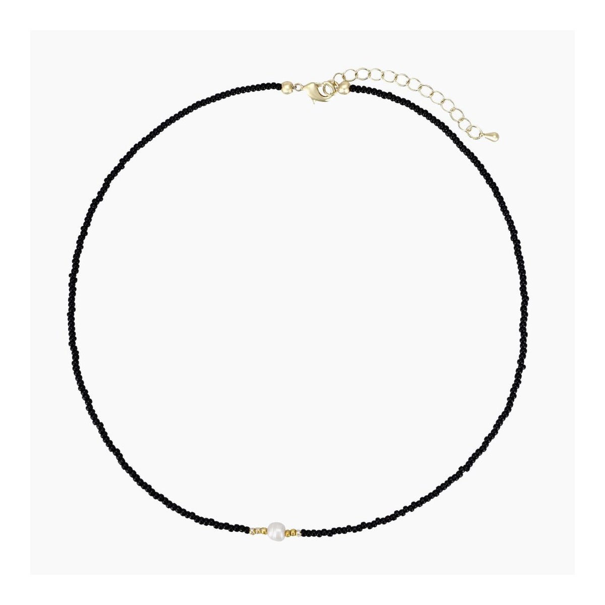 Black Serene Pearl Necklace