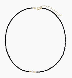 Black Serene Pearl Necklace