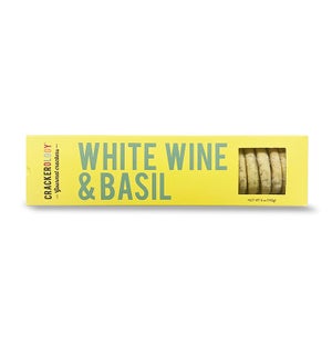 White Wine and Basil Crackers