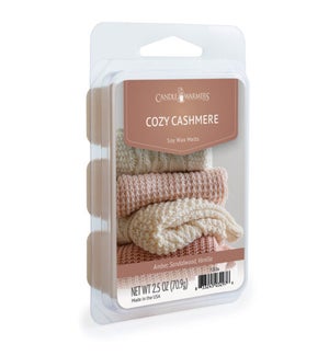 Classic Wax Melts 2.5 oz - Cozy Cashmere - Amber, Sandalwood, Vanilla
