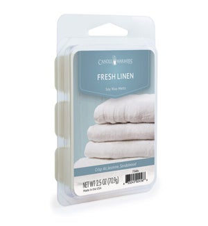 Classic Wax Melts 2.5 oz - Fresh Linen - Crisp Air, Jasmine, Sandalwood