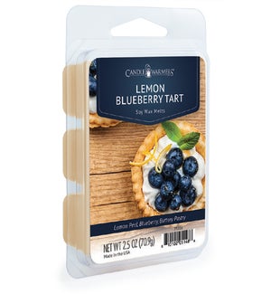 Classic Wax Melts 2.5 oz - Lemon Blueberry Tart - Lemon Peel, Blueberry, Buttery Pastry