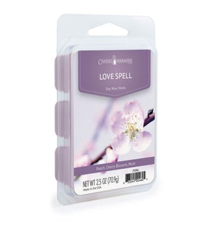 Classic Wax Melts 2.5 oz - Love Spell - Peach Blossom, Jasmine, Exotic Musk