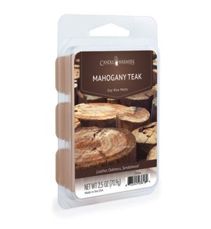Classic Wax Melts 2.5 oz - Mahogany Teak - Leather, Oakmoss, Sandalwood