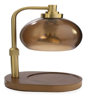 Amber Sphere Candle Warmer Lamp