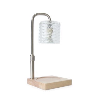 Hobnail Lamp Candle Warmer - Silver