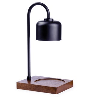Arched Lamp Candle Warmer - Black and Wood