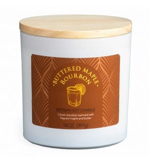 Limited Edition Holiday Candle 14 oz - Buttered Maple Bourbon