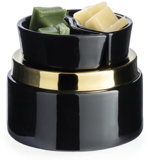 2-in-1 Classic Fragrance Warmer - Black and Gold