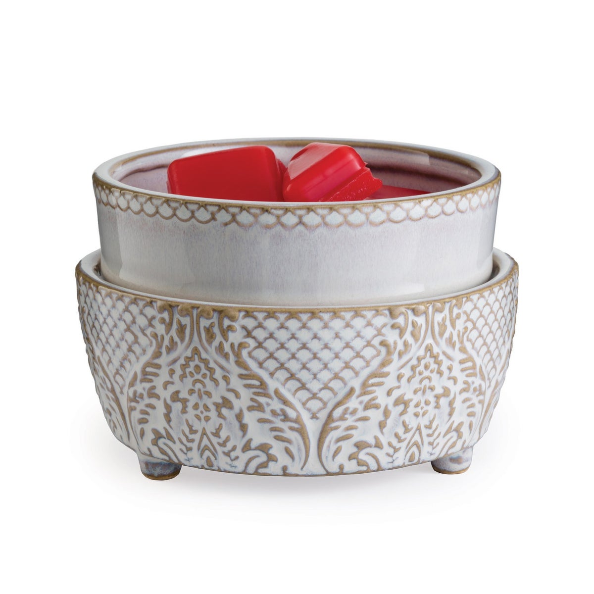 2-in-1 Classic Fragrance Warmer - Vintage White