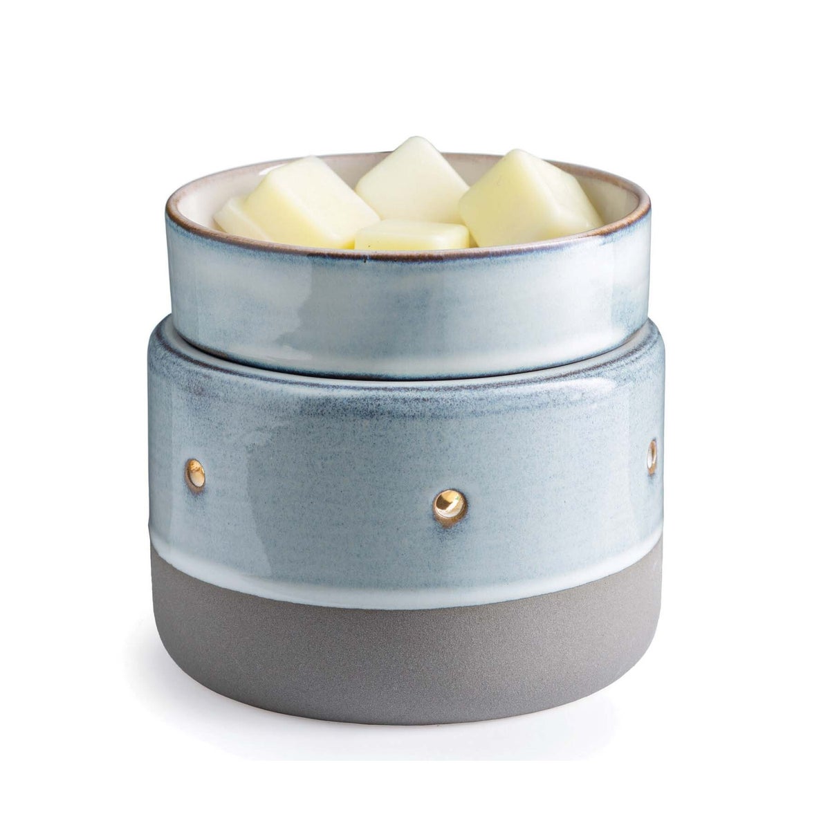 2-in-1 Deluxe Fragrance Warmer - Glazed Concrete