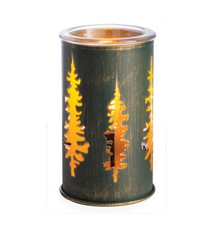 Vintage Bulb Fragrance Warmer - Golden Pines (Metal)