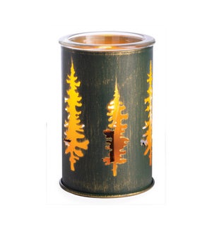 Vintage Bulb Fragrance Warmer - Golden Pines (Metal)