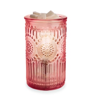 Vintage Bulb Fragrance Warmer - Pink Parisian Glass