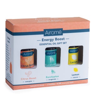 10ml Energy Boost Combo - Citrus Boost/Eucalyptus/Lemon