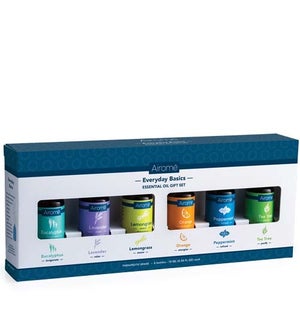 10ml Everyday Basics Gift Set (6 Pack) -Eucalyptus/Lavender/Lemongrass/Orange/Peppermint/Tea Tree