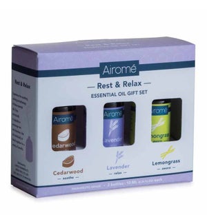 10ml Rest and Relax Combo - Lavender, Cedarwood, Lemongrass