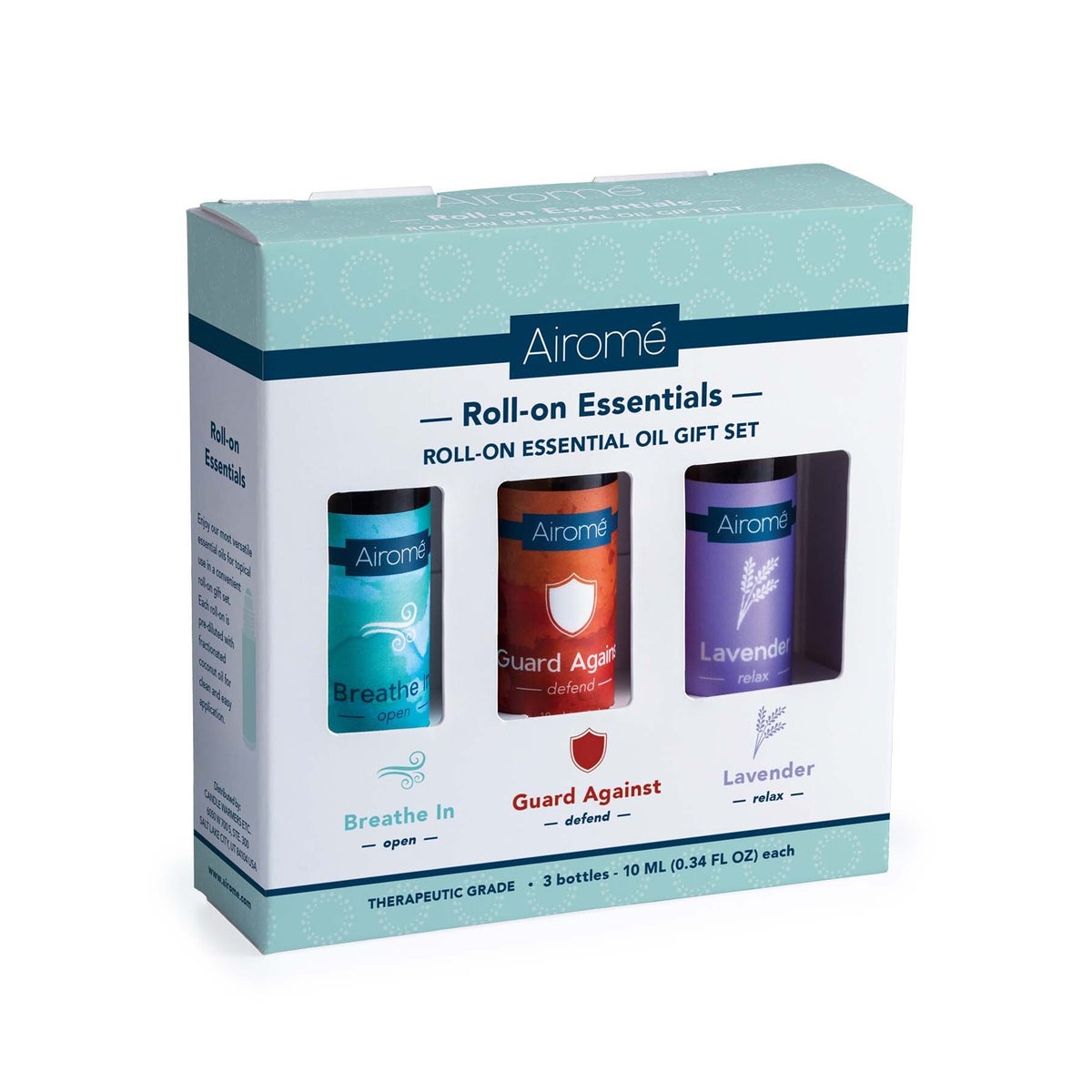 Roll-On Essential Oils Gift Set - Essentials - Lavender, Breathe In, Guard Against