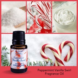 Room Perfume Diffuser Oil - Peppermint Vanilla Swirl