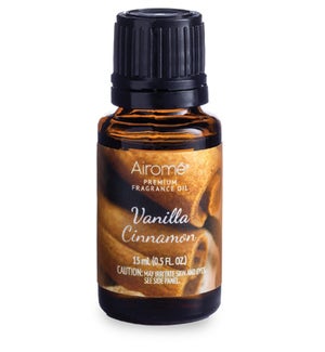 Vanilla Cinnamon Fragrance Oil 15 ml Bottle