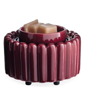 Illuminaire Small Fan Fragrance Warmer - Burgundy Ridges