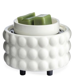 Illuminaire Small Fan Fragrance Warmer - Beaded Cloud