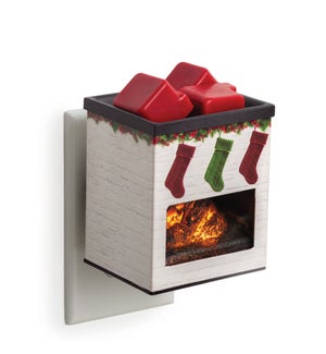 Pluggable Premium Fragrance Warmer - Holiday Fireplace