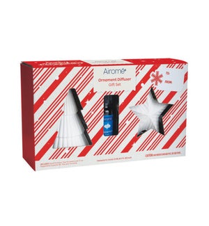Porcelain Essential Oil Diffuser - Tinsel and Twinkle Ornament Set